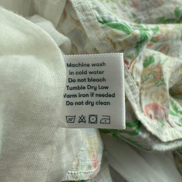 Roller Rabbit Bari Dakota Maxi Dress Linen Tropical Print | Women’s Medium - Picture 7 of 12